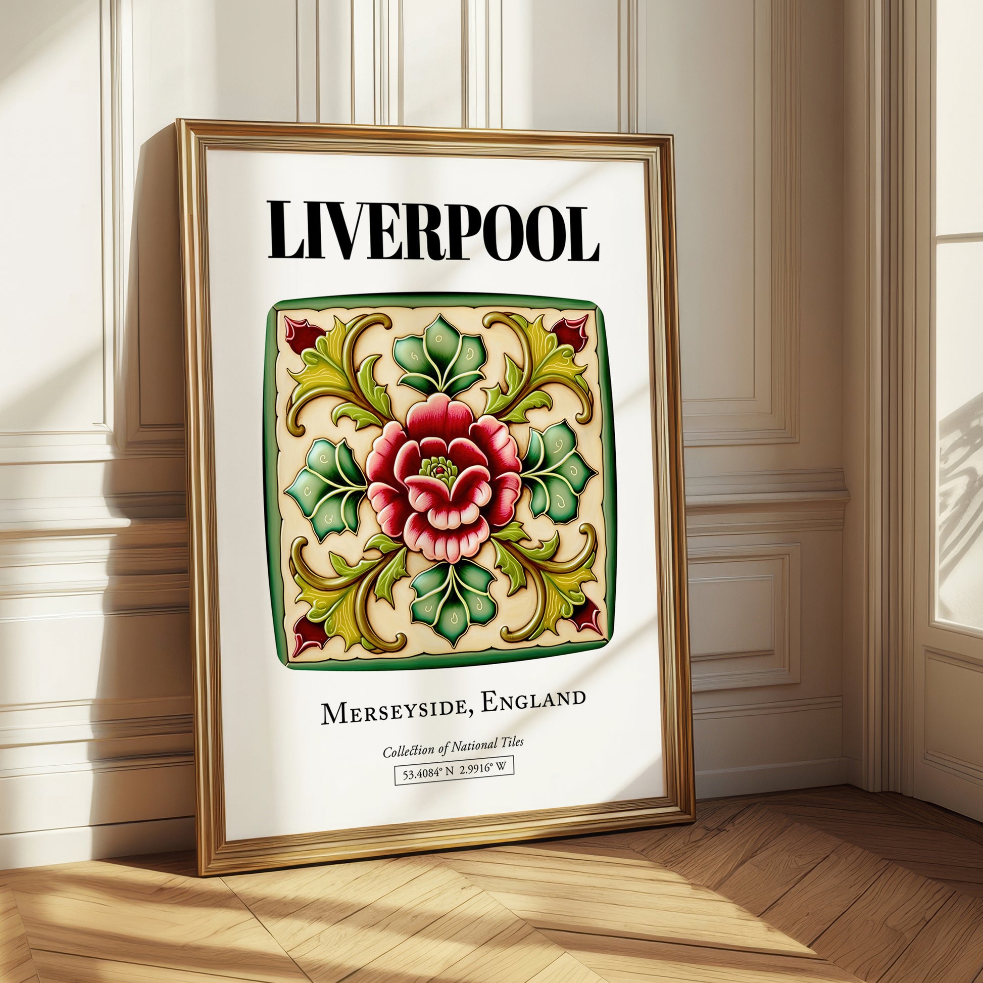 Liverpool, England – Travel Wall Art, styled in a charming Paris street view