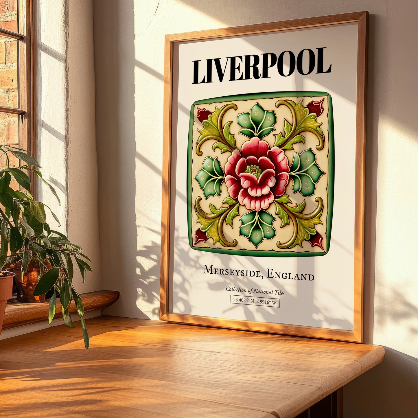 Liverpool, England – Travel Wall Art, clean layout with no caption