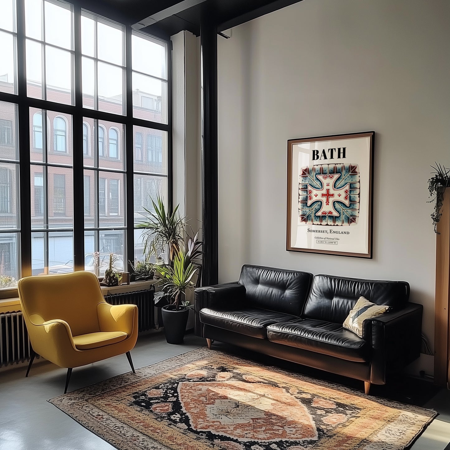 Bath, England – Travel Wall Decor, unframed on coastal sand