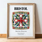 Bristol, England – Dream Destination Decor, in wooden frame leaning on the floor