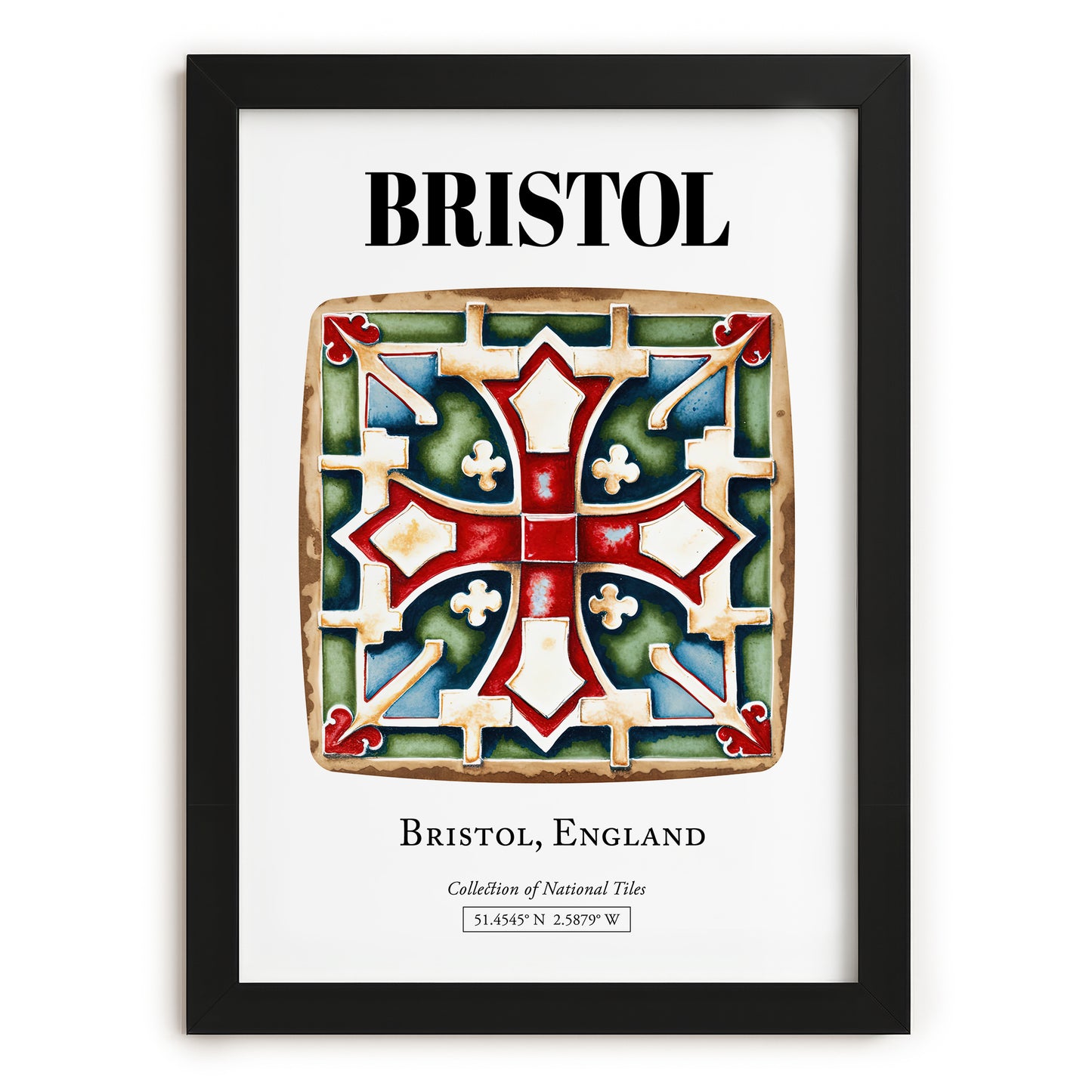 Bristol, England – Dream Destination Decor, in sleek black frame