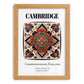 Cambridge, England – Travel Poster, set in oak frame