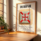 Durham, England – Travel Poster, clean layout with no caption