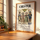 Chester, England – Cityscape Wall Art, clean layout with no caption