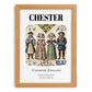 Chester, England – Cityscape Wall Art, set in oak frame