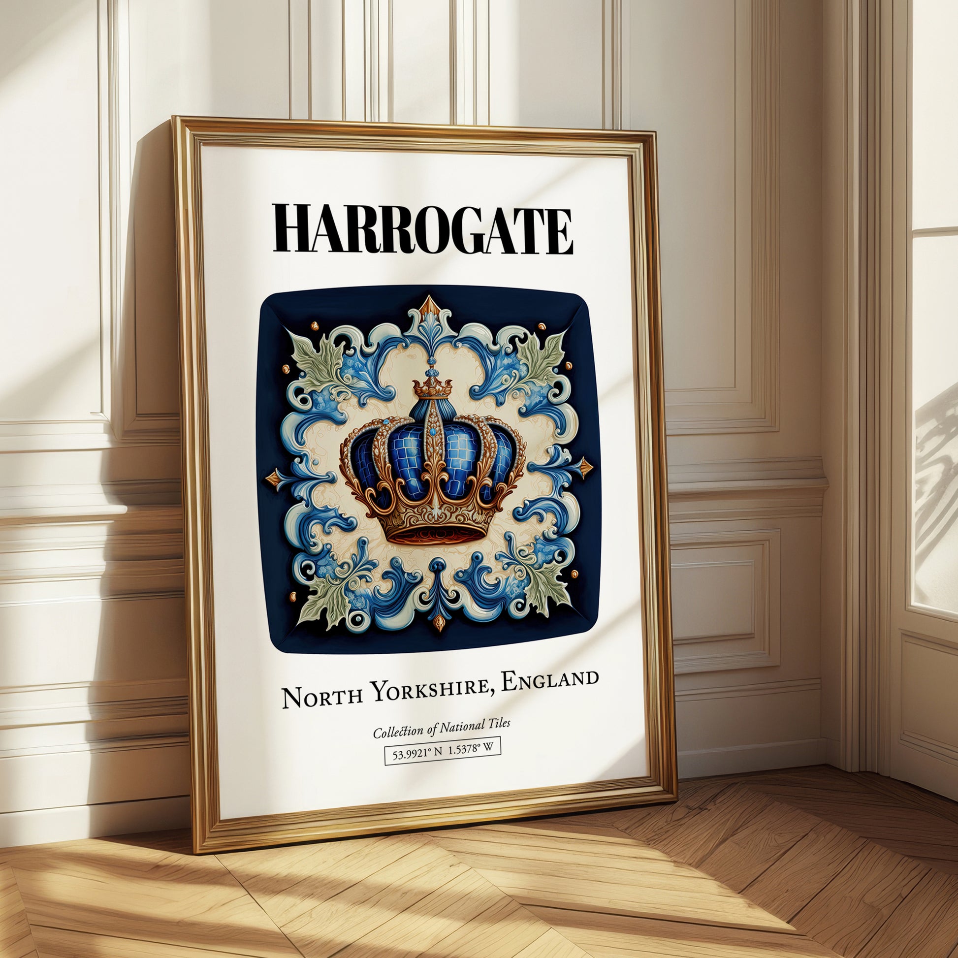 Harrogate, England – Travel Wall Decor, styled in a charming Paris street view