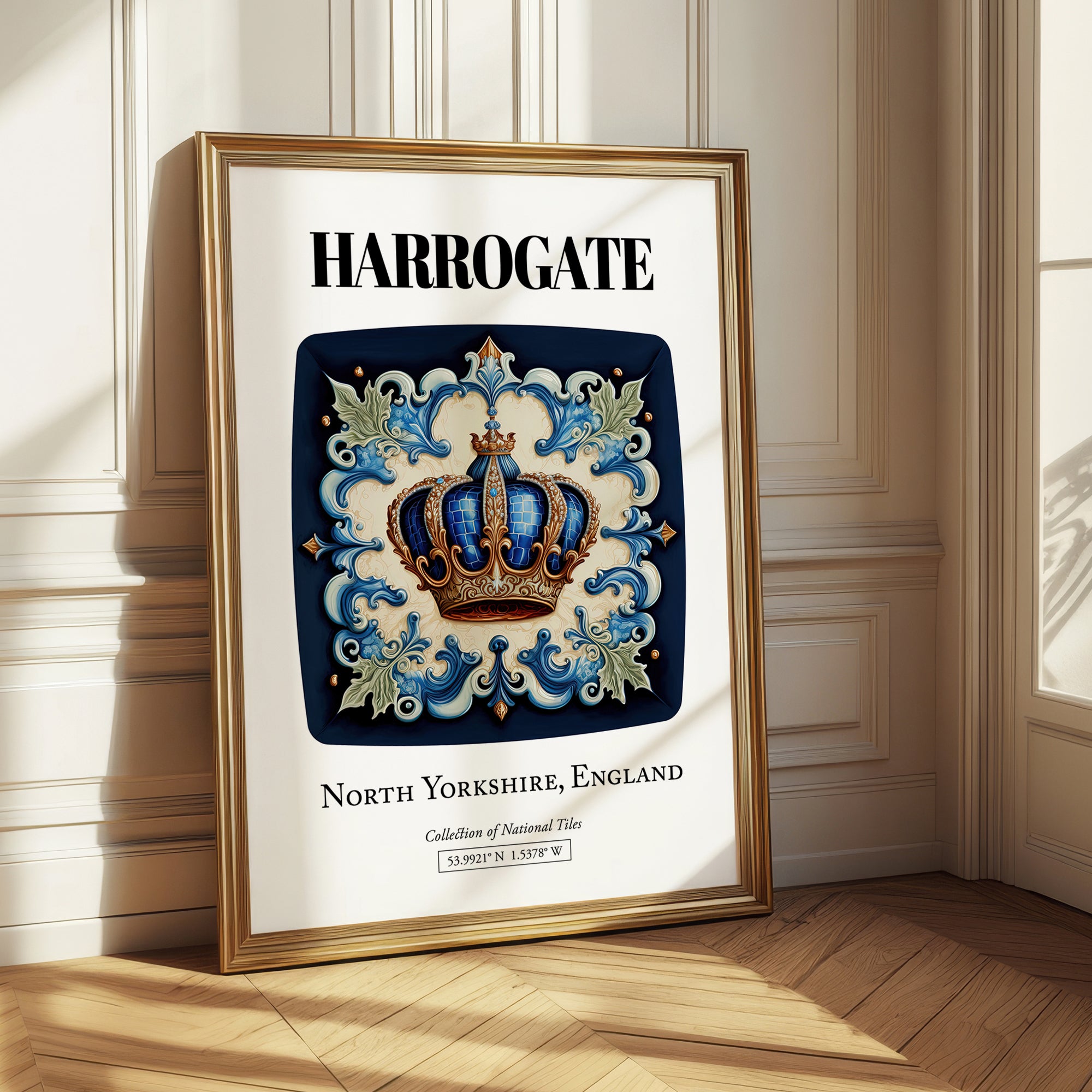 Harrogate, England – Travel Wall Decor, styled in a charming Paris street view