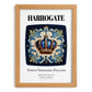 Harrogate, England – Travel Wall Decor, set in oak frame