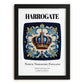 Harrogate, England – Travel Wall Decor, in sleek black frame