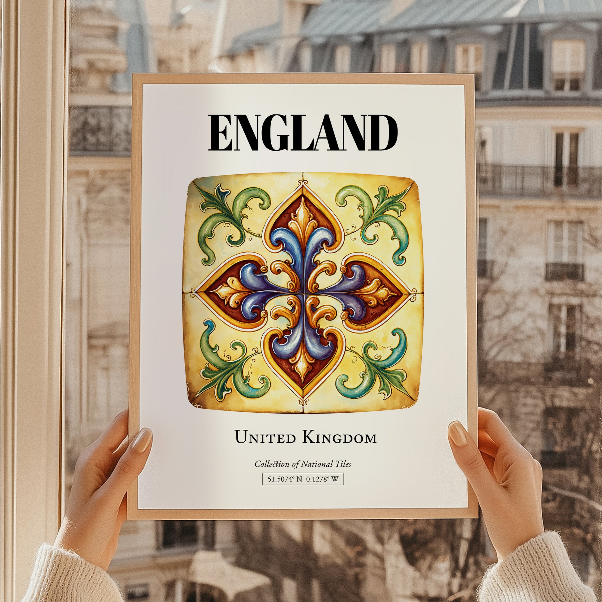 England, The United Kingdom – Tourist Destination Poster