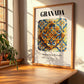Granada, Spain – Travel Poster, clean layout with no caption