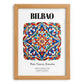 Bilbao, Spain – Travel Memories Wall Print, set in oak frame