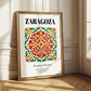 Zaragoza, Spain – Travel Poster, styled in a charming Paris street view