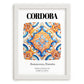 Cordoba, Spain – Country Culture Poster, placed in minimal white frame