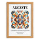 Alicante, Spain – Minimalist Travel Print, set in oak frame