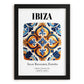 Ibiza, Spain – Historic Cities Art Print, in sleek black frame