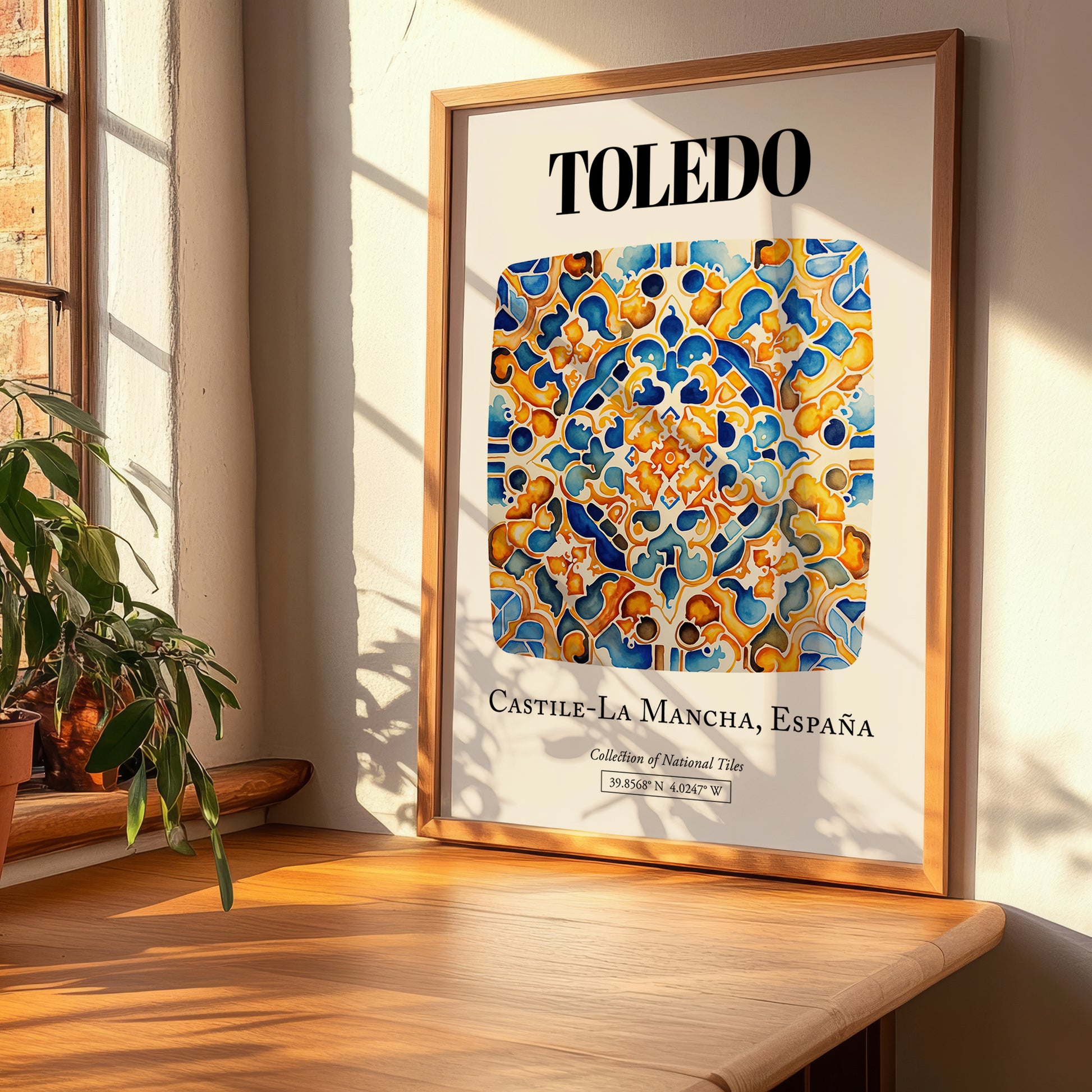 Toledo, Spain – Travel Memories Wall Print, clean layout with no caption