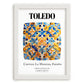 Toledo, Spain – Travel Memories Wall Print, placed in minimal white frame