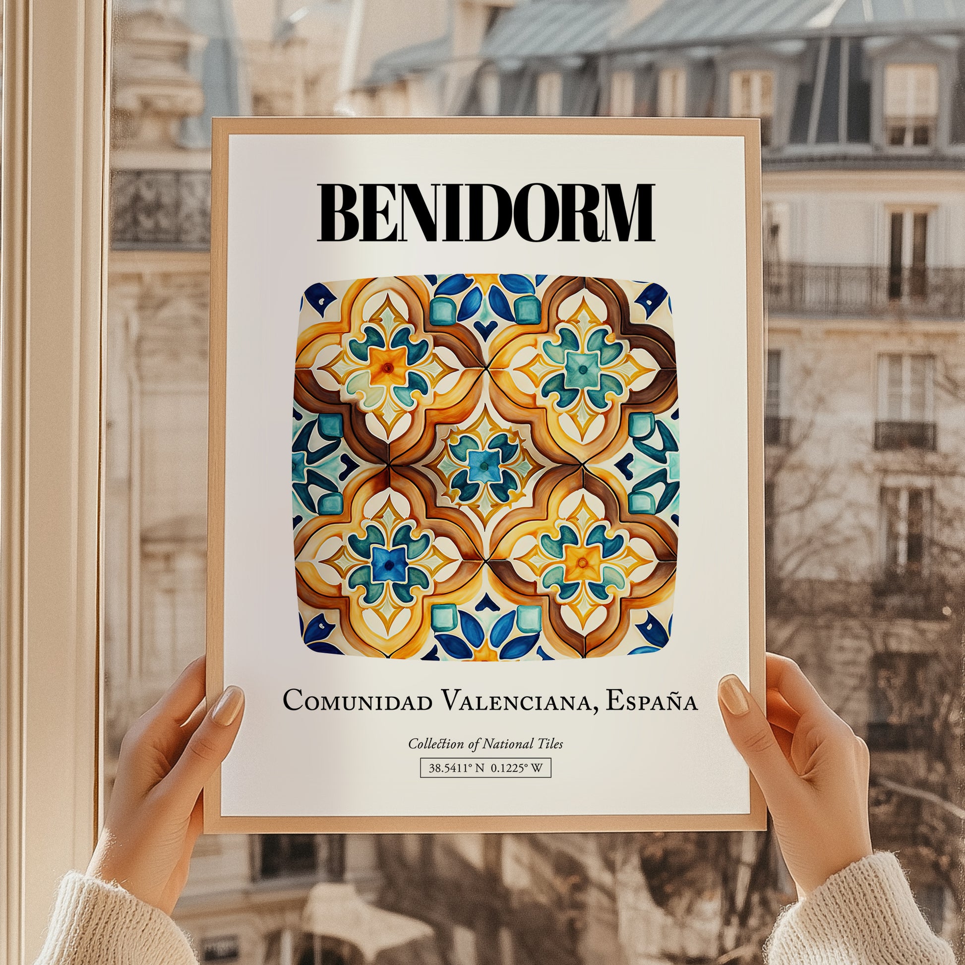 Benidorm, Spain – Retro Travel Poster