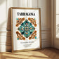 Tarragona, Spain – World Heritage Travel Poster, styled in a charming Paris street view