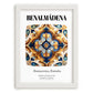 Benalmádena, Spain – National Pride Wall Decor, placed in minimal white frame