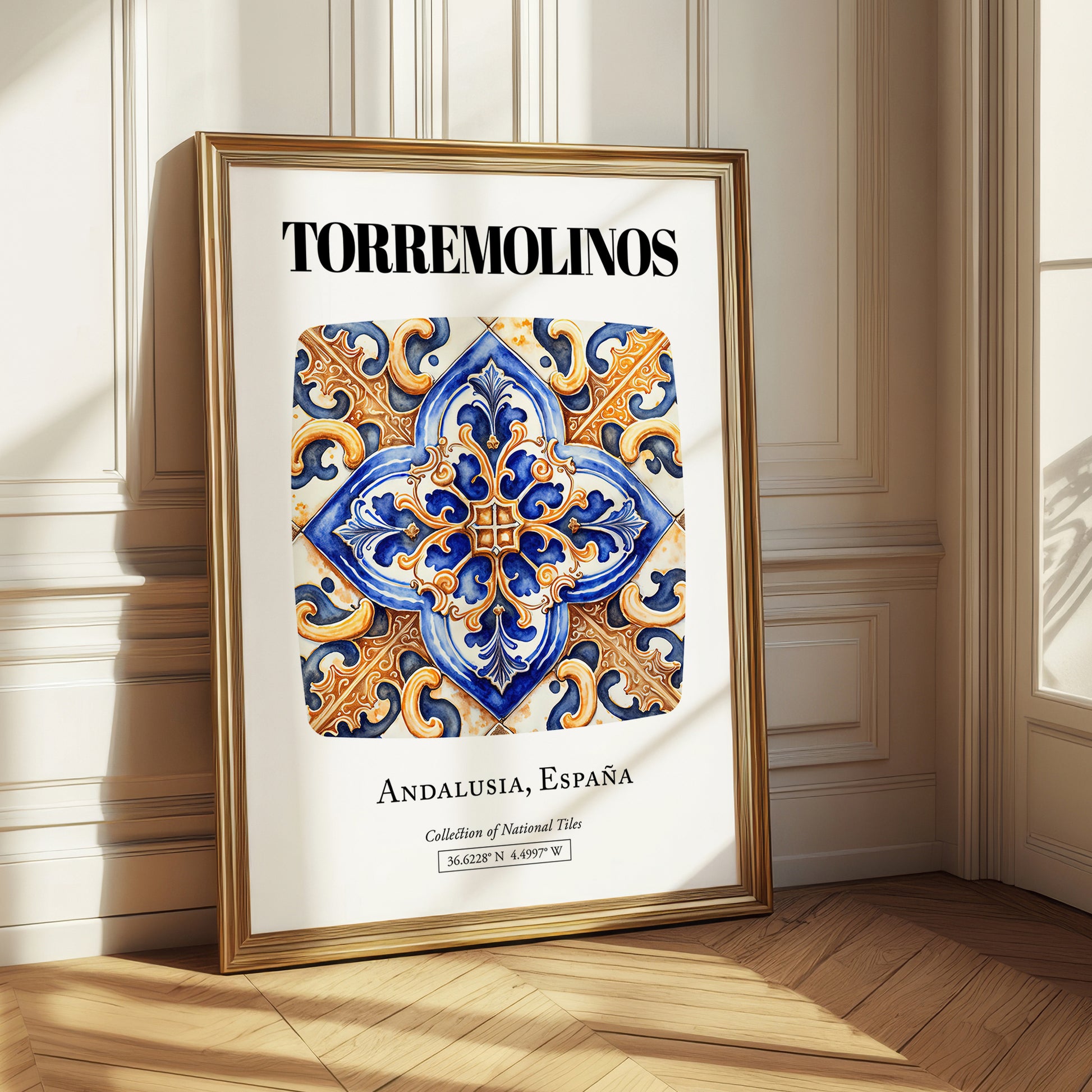 Torremolinos, Spain – Travel Print, styled in a charming Paris street view