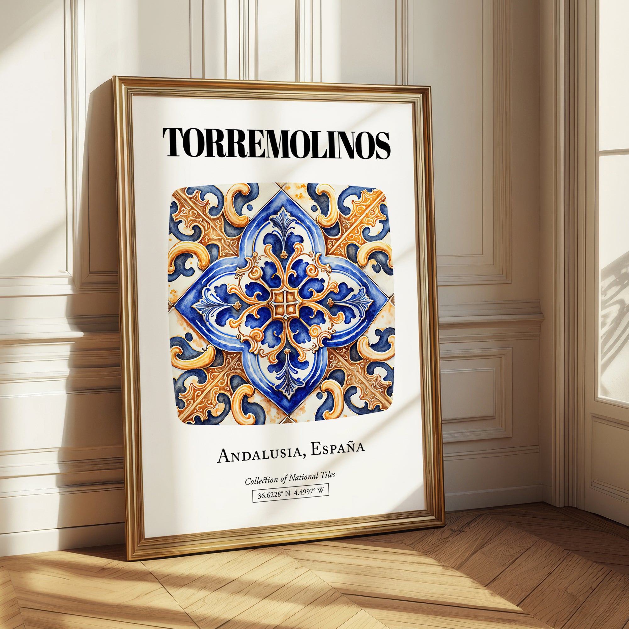 Torremolinos, Spain – Travel Print, styled in a charming Paris street view