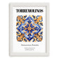 Torremolinos, Spain – Travel Print, placed in minimal white frame