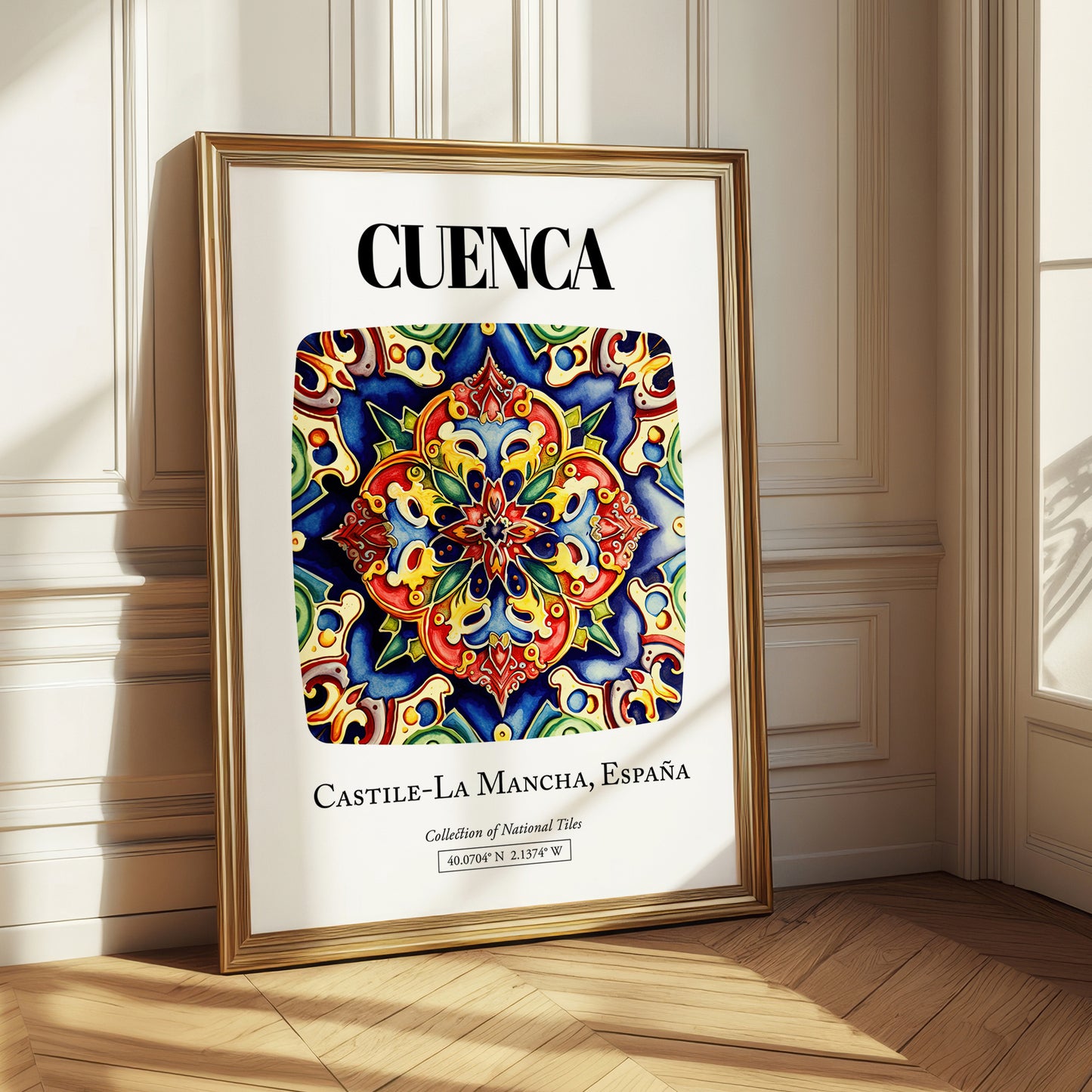 Cuenca, Spain – Travel Print, styled in a charming Paris street view