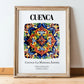 Cuenca, Spain – Travel Print, in wooden frame leaning on the floor