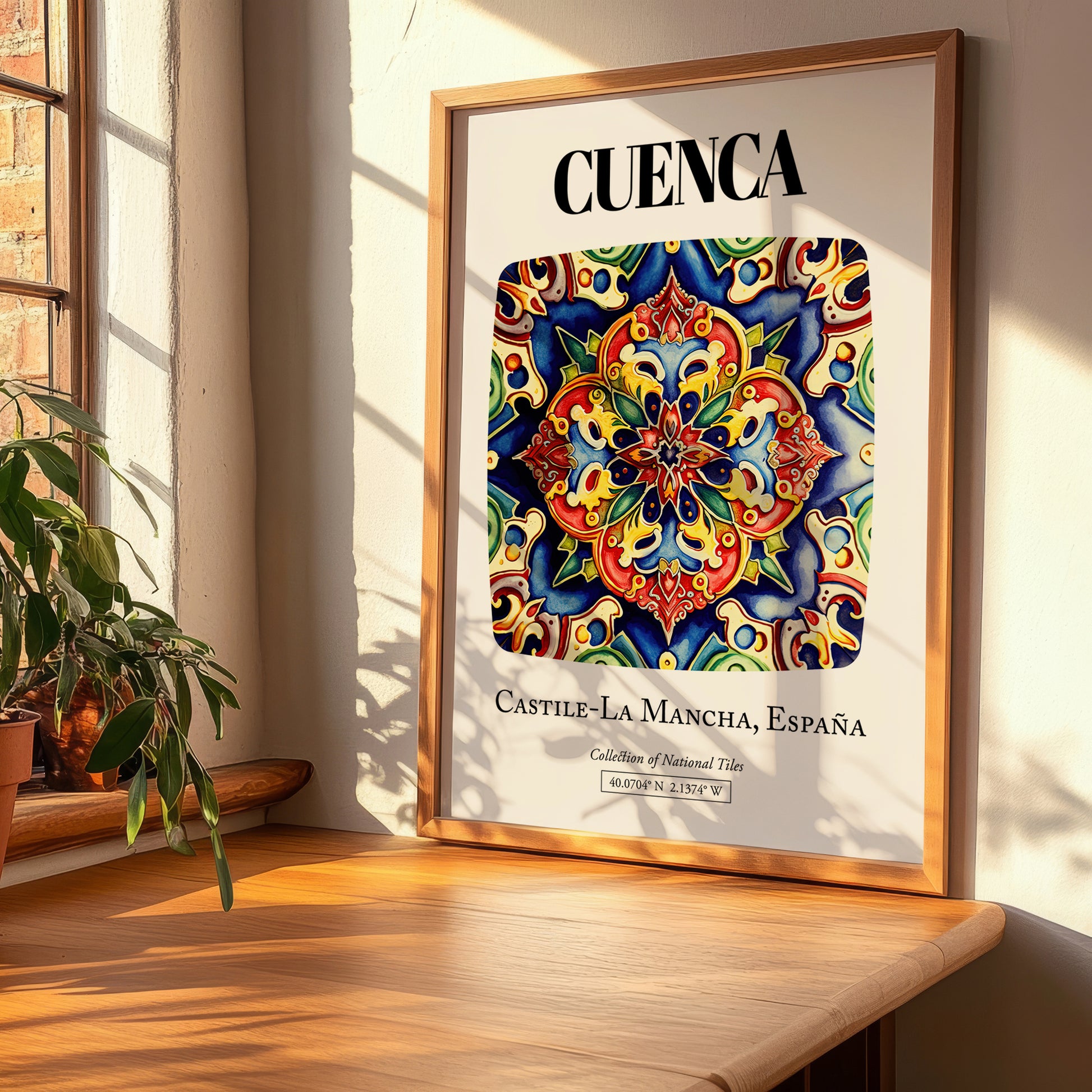 Cuenca, Spain – Travel Print, clean layout with no caption
