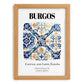 Burgos, Spain – Global Wall Art, set in oak frame