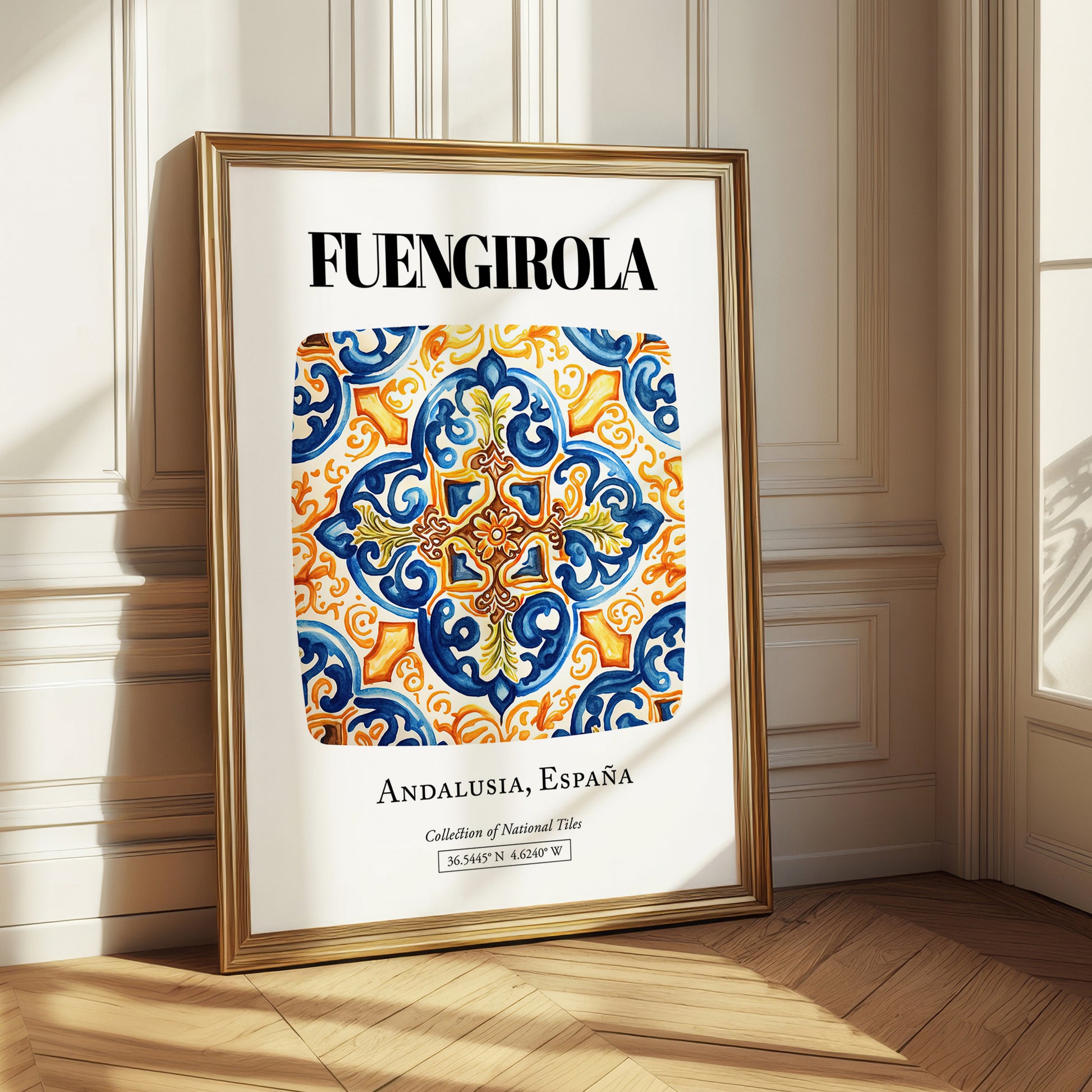 Fuengirola, Spain – Travel Wall Art, styled in a charming Paris street view