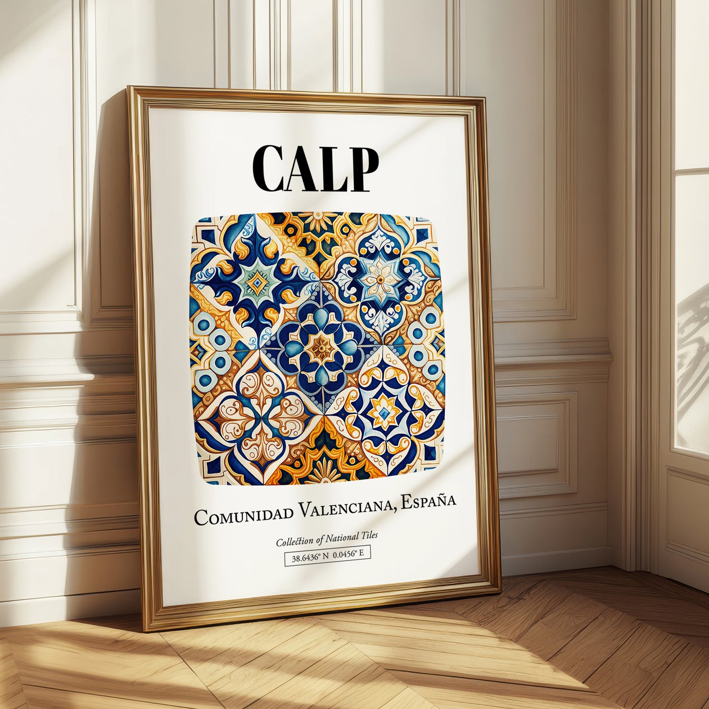 Calp, Spain – Travel Print, styled in a charming Paris street view