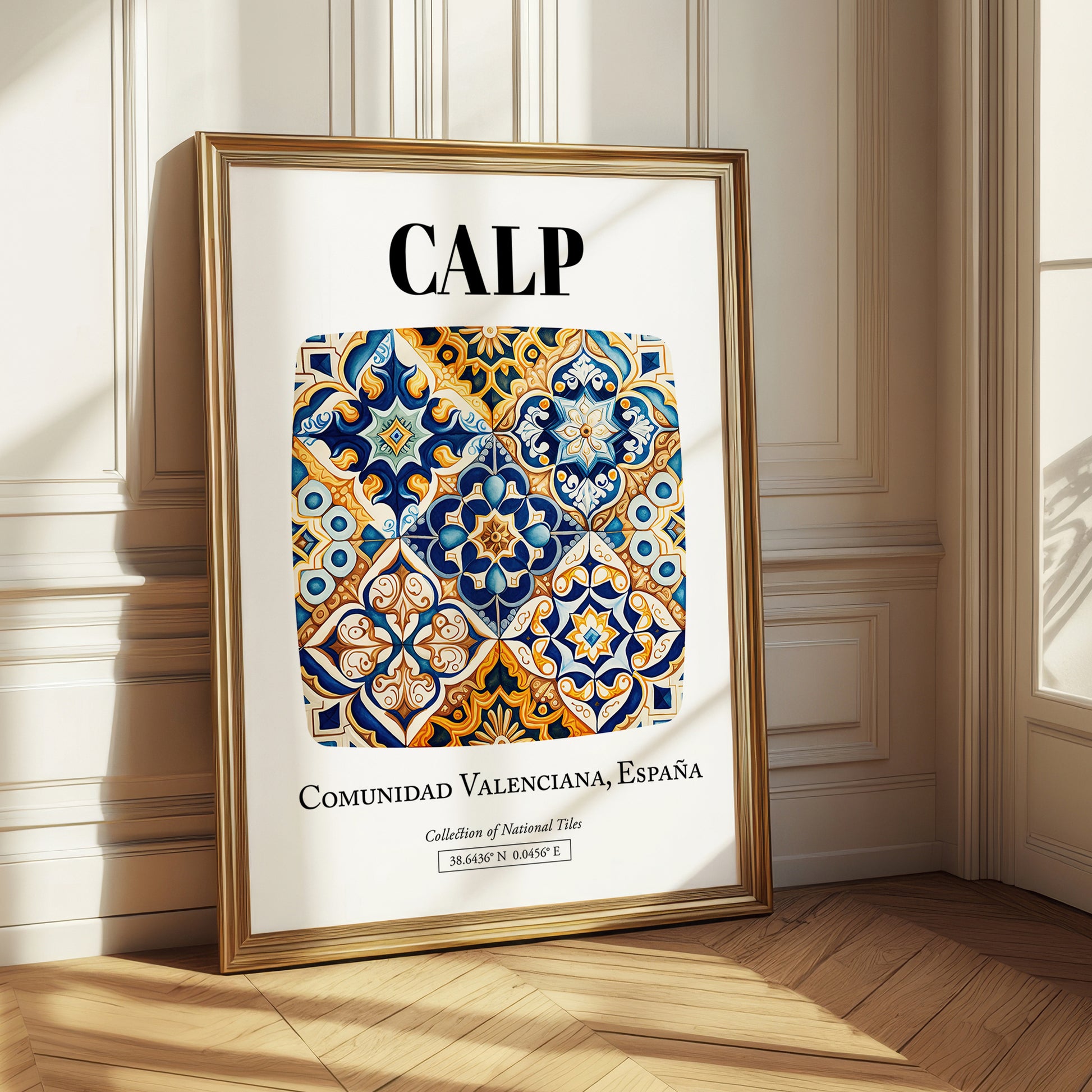 Calp, Spain – Travel Print, styled in a charming Paris street view