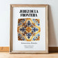 Jerez De La Frontera, Spain – Travel Wall Decor, in wooden frame leaning on the floor