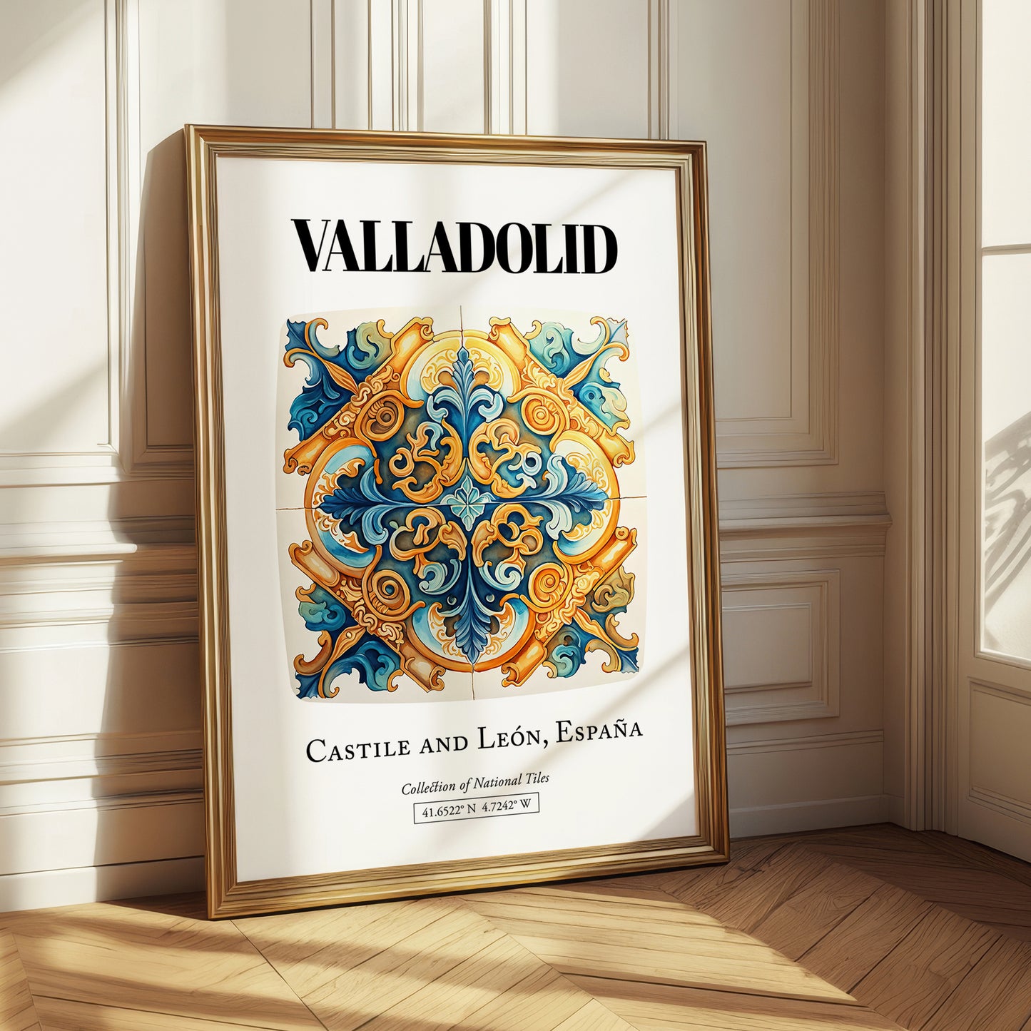 Valladolid, Spain – Travel Wall Decor, styled in a charming Paris street view