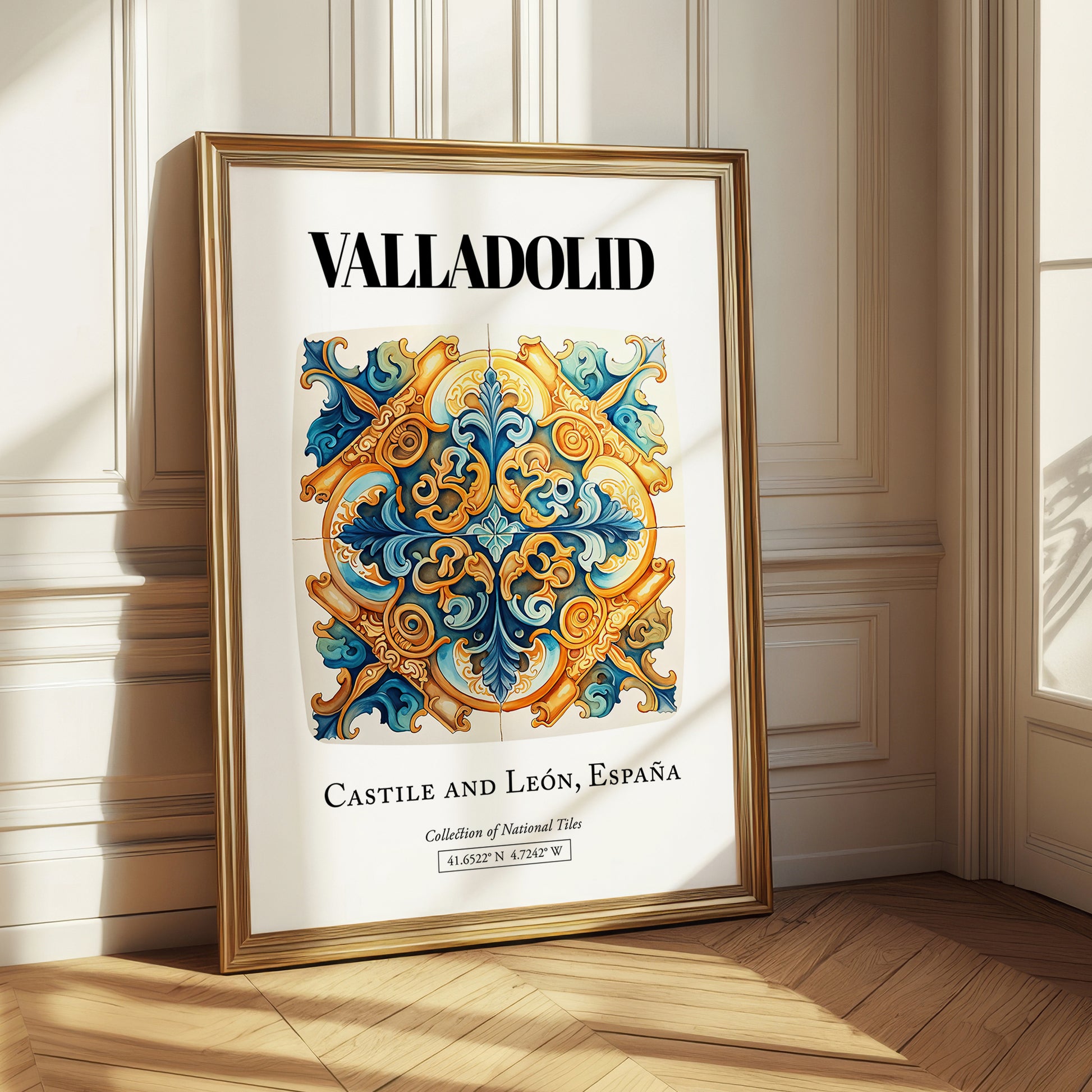 Valladolid, Spain – Travel Wall Decor, styled in a charming Paris street view