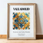 Valladolid, Spain – Travel Wall Decor, in wooden frame leaning on the floor