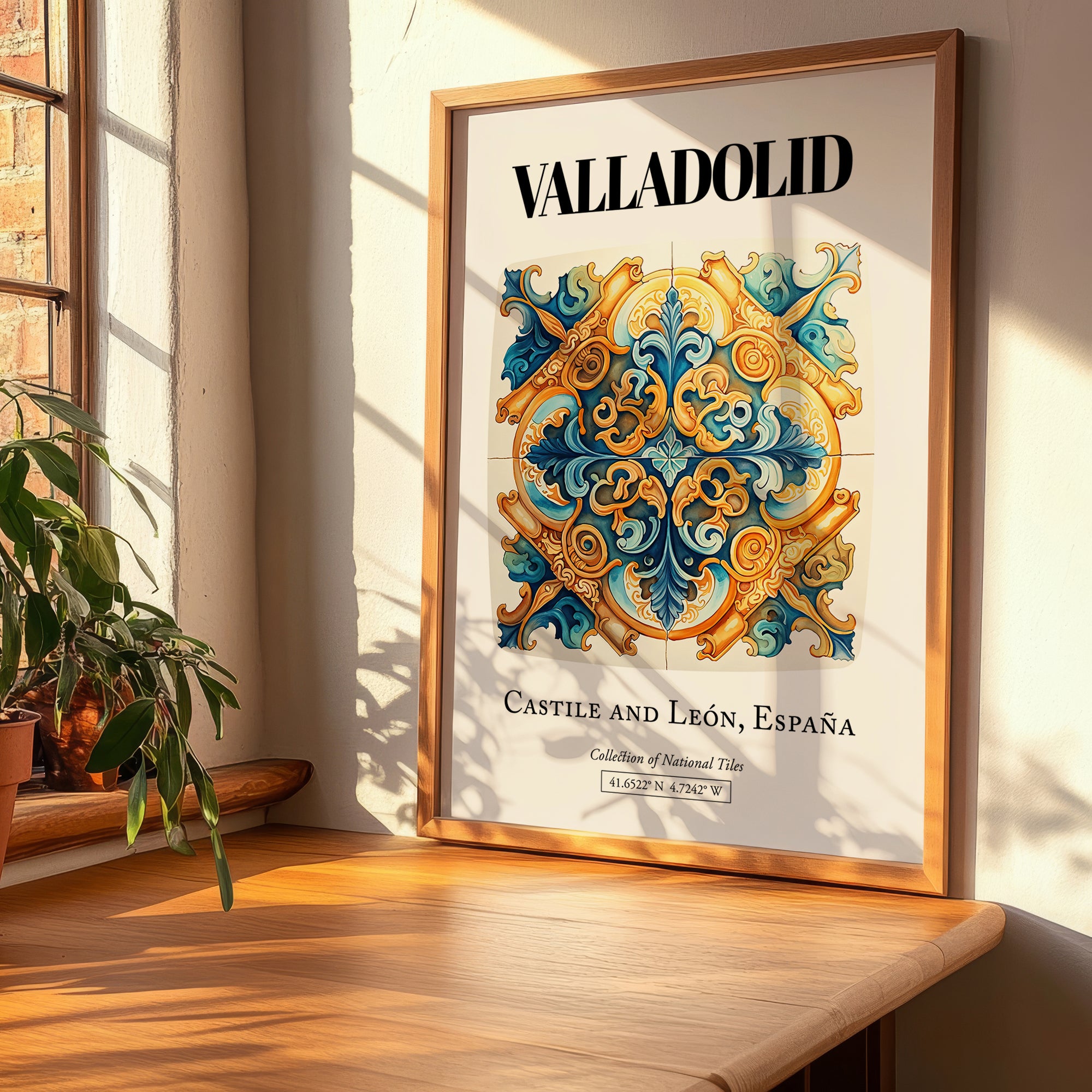 Valladolid, Spain – Travel Wall Decor, clean layout with no caption