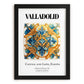 Valladolid, Spain – Travel Wall Decor, in sleek black frame