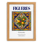 Figueres, Spain – National Pride Wall Decor, set in oak frame