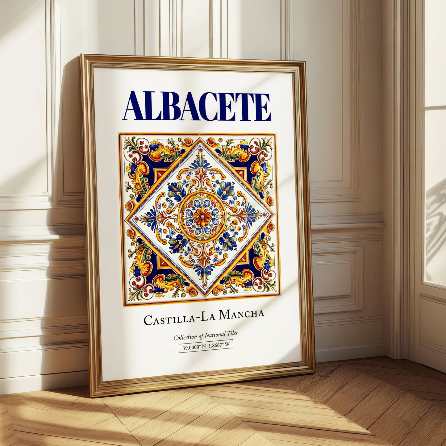 Albacete, Spain – Travel Wall Decor, styled in a charming Paris street view