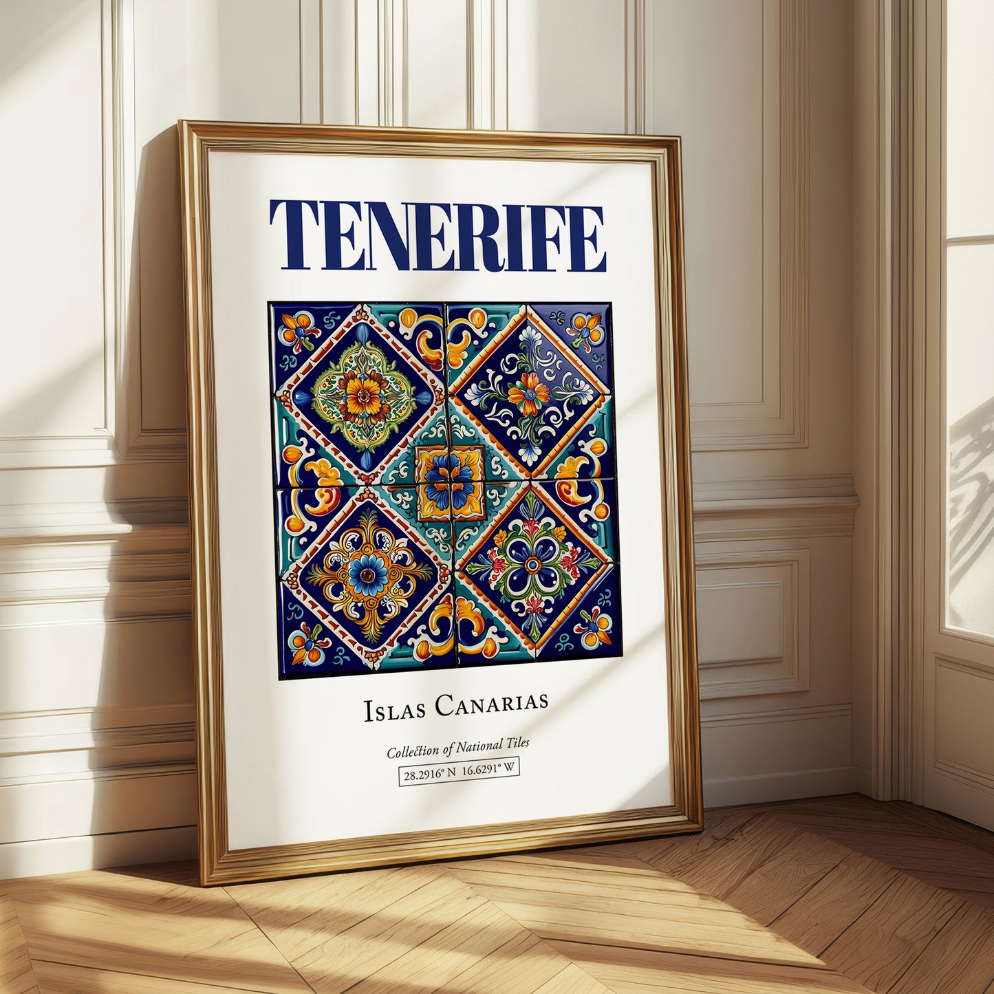 Tenerife, Spain – Travel Print, styled in a charming Paris street view