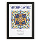 Vitoria-Gasteiz, Spain – Travel Print, in sleek black frame