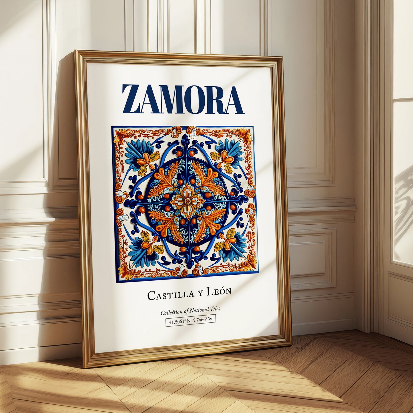 Zamora, Spain – Travel Print, styled in a charming Paris street view