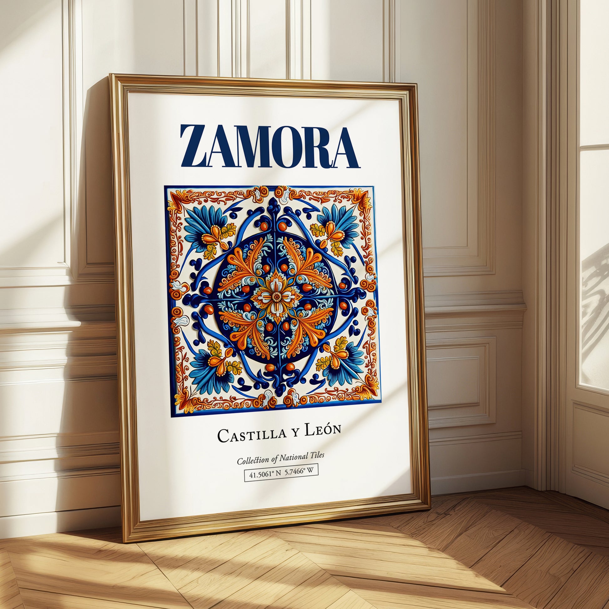 Zamora, Spain – Travel Print, styled in a charming Paris street view