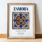 Zamora, Spain – Travel Print, in wooden frame leaning on the floor