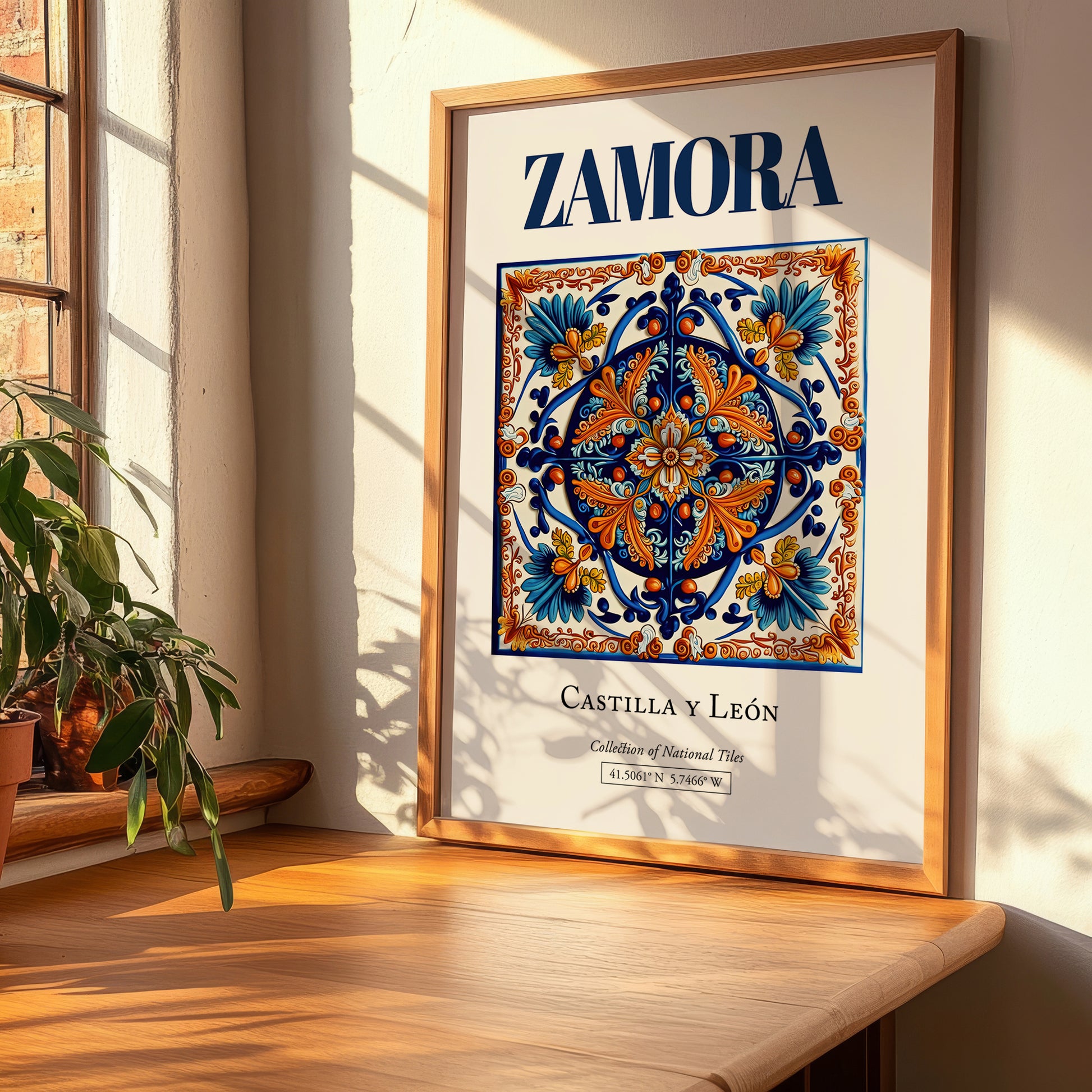Zamora, Spain – Travel Print, clean layout with no caption