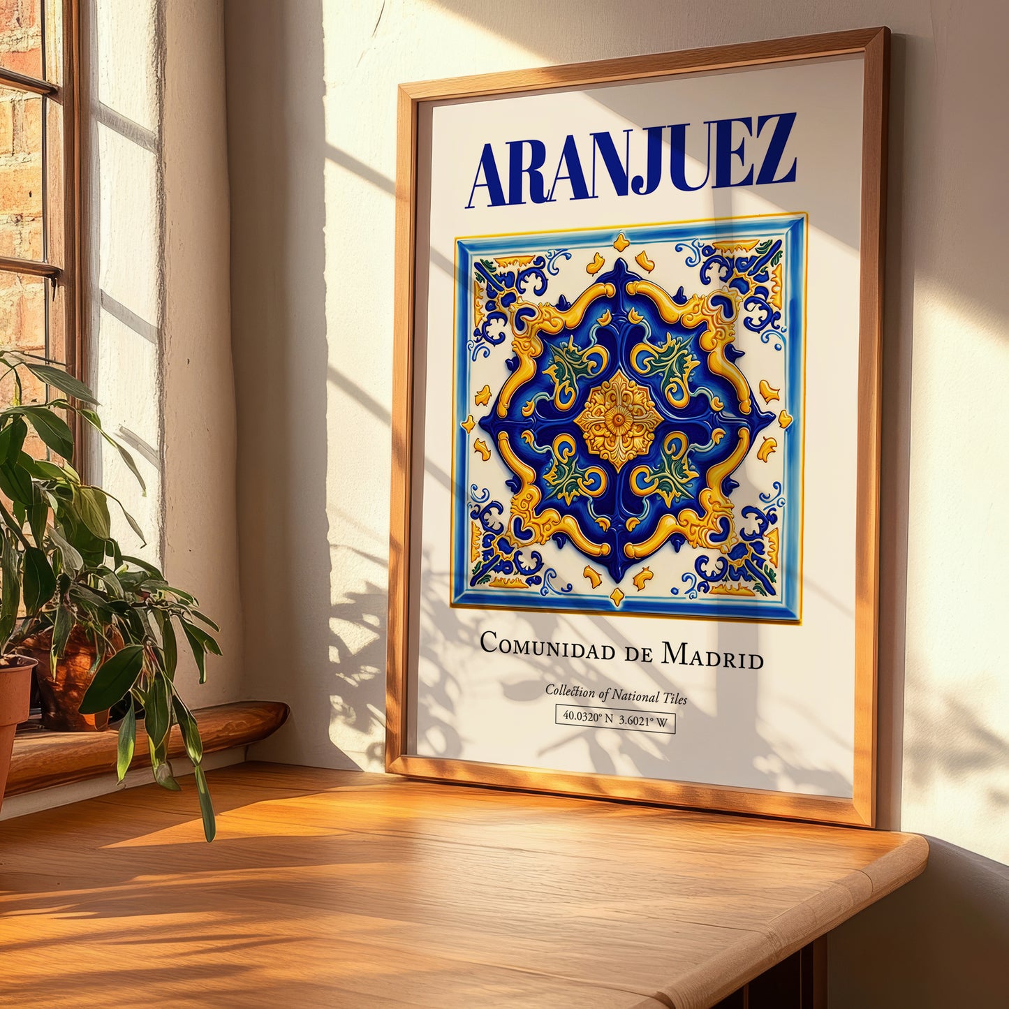 Aranjuez, Spain – Travel Poster, clean layout with no caption